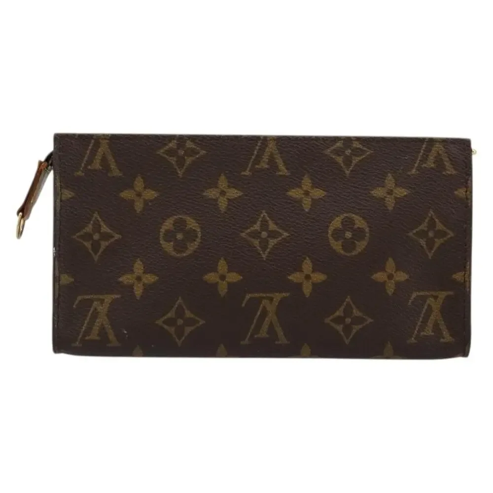 Louis Vuitton Monogram Bucket GM Accessory Pouch Brown